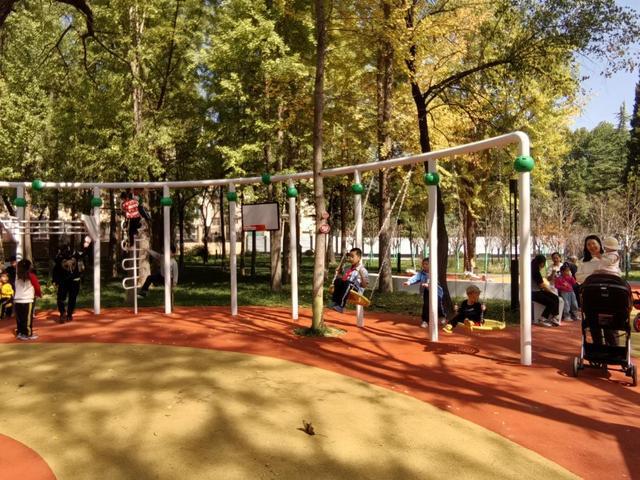 銅川市印臺區(qū)重興公園海綿化改造后新開園(圖1)