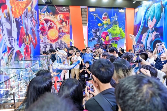 九游app：精彩紛呈！2024中國玩協(xié)四展暨CLE上海國際IP創(chuàng)意品質(zhì)生活節(jié)盛大開幕(圖6)