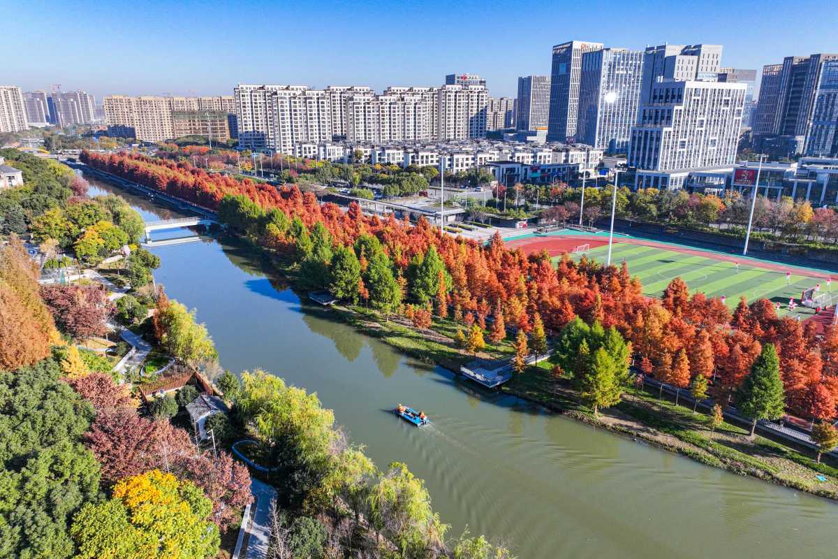 九游app：占地超10萬平方米！鎮(zhèn)海西大河公園亮相(圖2)