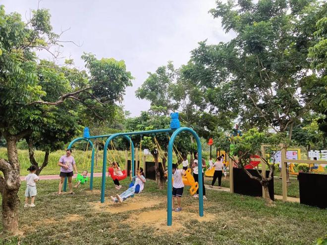 九游娛樂(lè)：惠州打造圩鎮(zhèn)里的“兒童友好”綠美生態(tài)小公園為“百千萬(wàn)工程”賦能添彩(圖5)