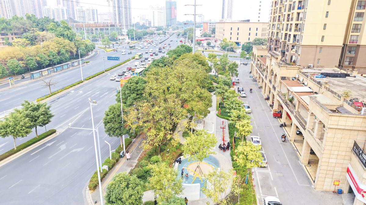 南寧建成20余個(gè)兒童友好型口袋公園(圖2)